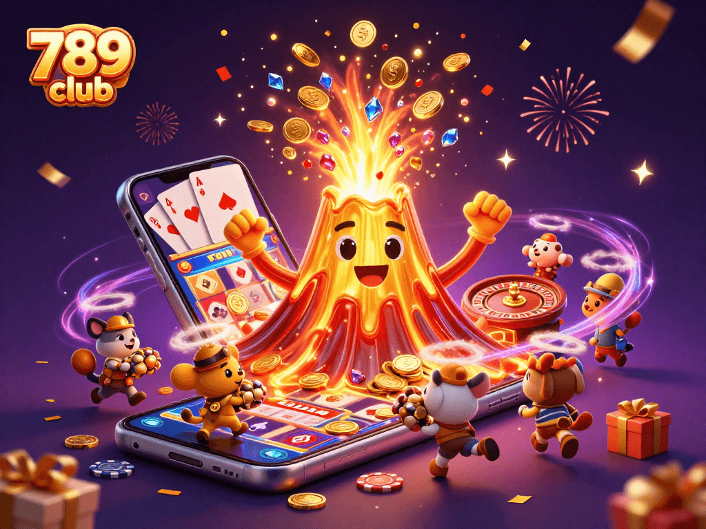 Play with thrilling games at 789 club while celebrating victories amidst a vibrant casino scene.