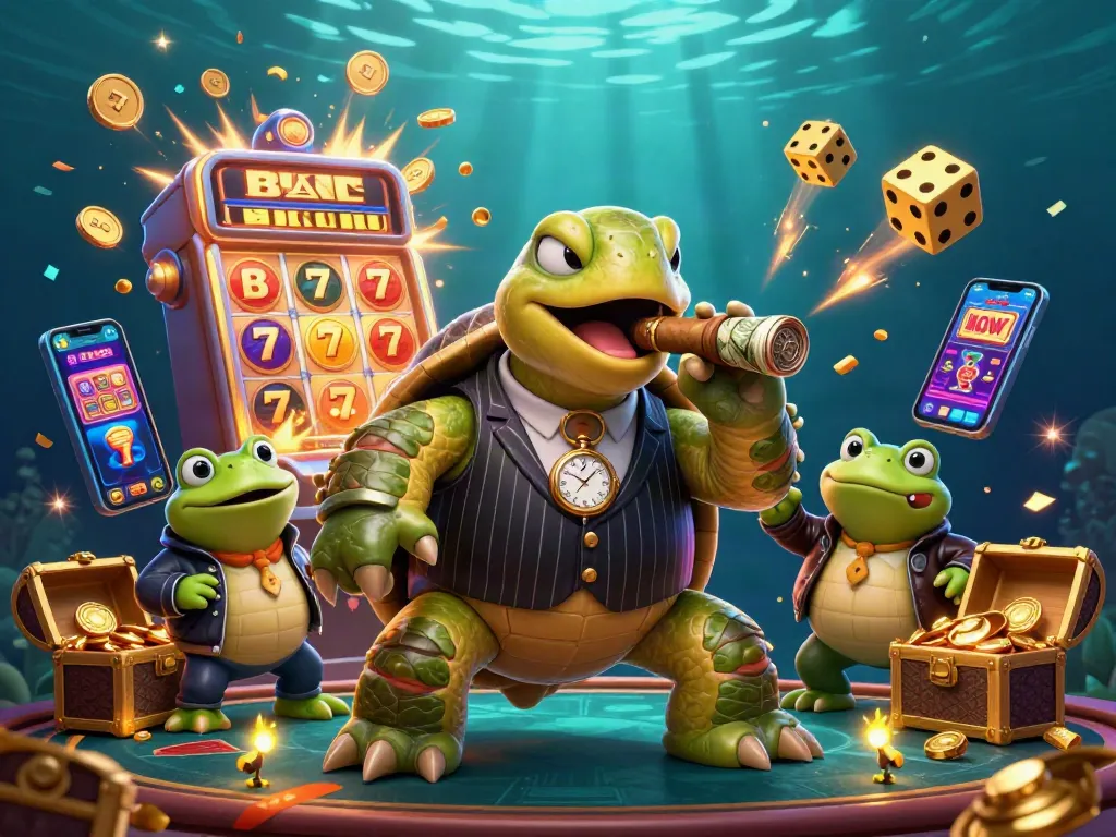 Experience excitement and winning strategies at TA88 with a vibrant casino scene full of slots and dynamic action.