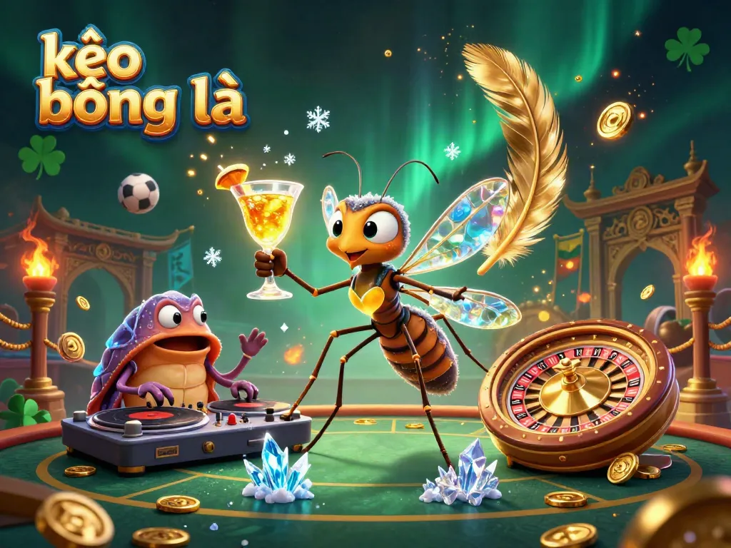 Engage with the dynamic kèo bóng đá scene featuring a unique mascot and thrilling sports betting elements.