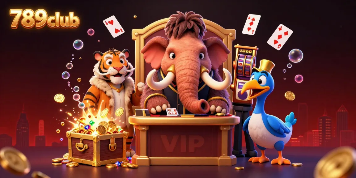 Join the excitement at 789club, where vibrant gaming elements and characters set the scene for thrilling online fun.