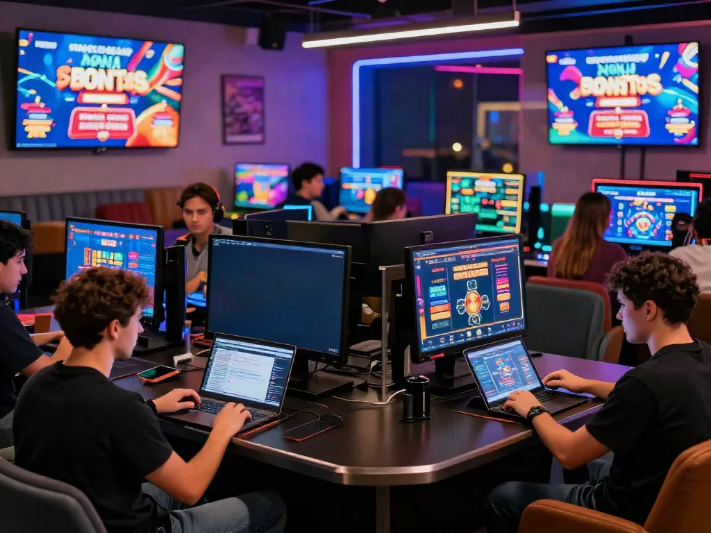 Exciting environment showcasing non gamstop casinos UK with diverse players enjoying games.