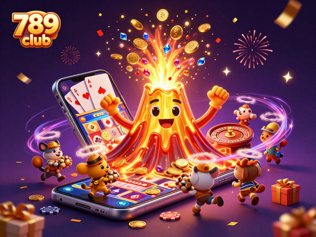 Play with thrilling games at 789 club while celebrating victories amidst a vibrant casino scene.