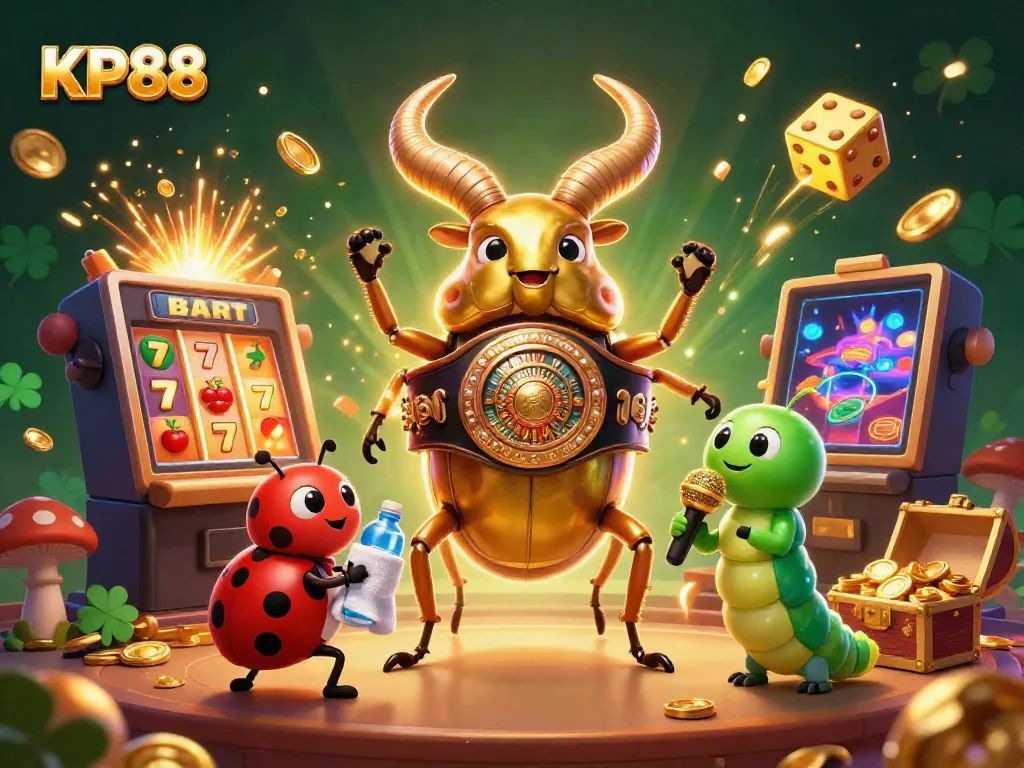 Win big with KP88 casino games featuring unique characters and an exciting jackpot explosion.