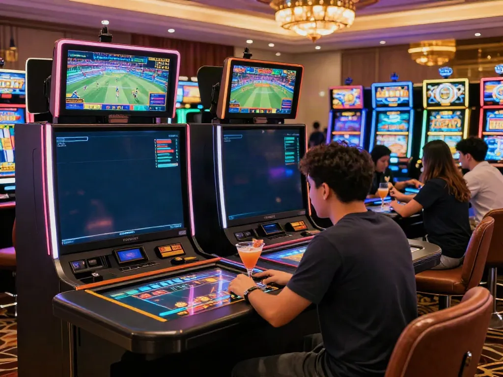 Experience vibrant gaming at https://nbet.page/ with players enjoying interactive casino tables and live sports.