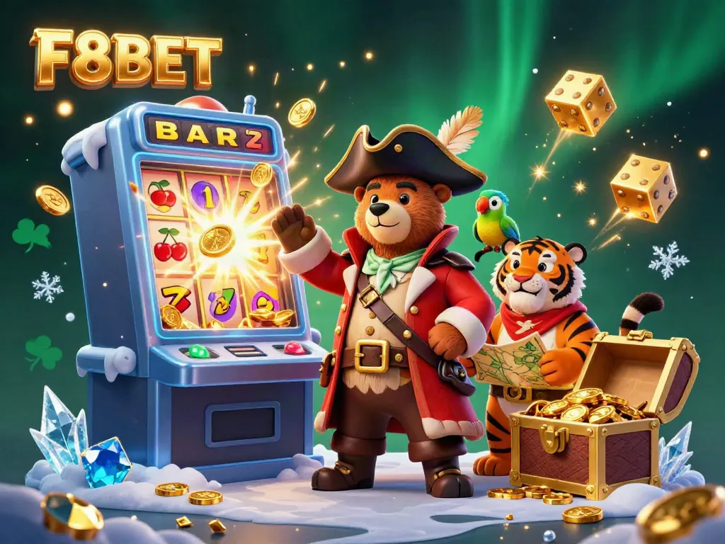 Experience F8BET's excitement through vibrant casino adventures with engaging characters and dazzling game elements.