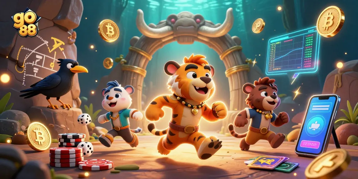 Experience the thrill at go 88's prehistoric casino featuring vibrant 3D artwork.