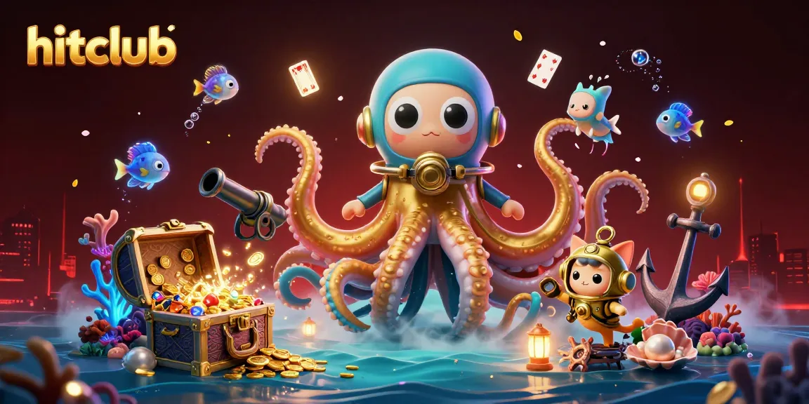 Experience hitclub's thrilling treasure hunt with an epic underwater casino adventure!