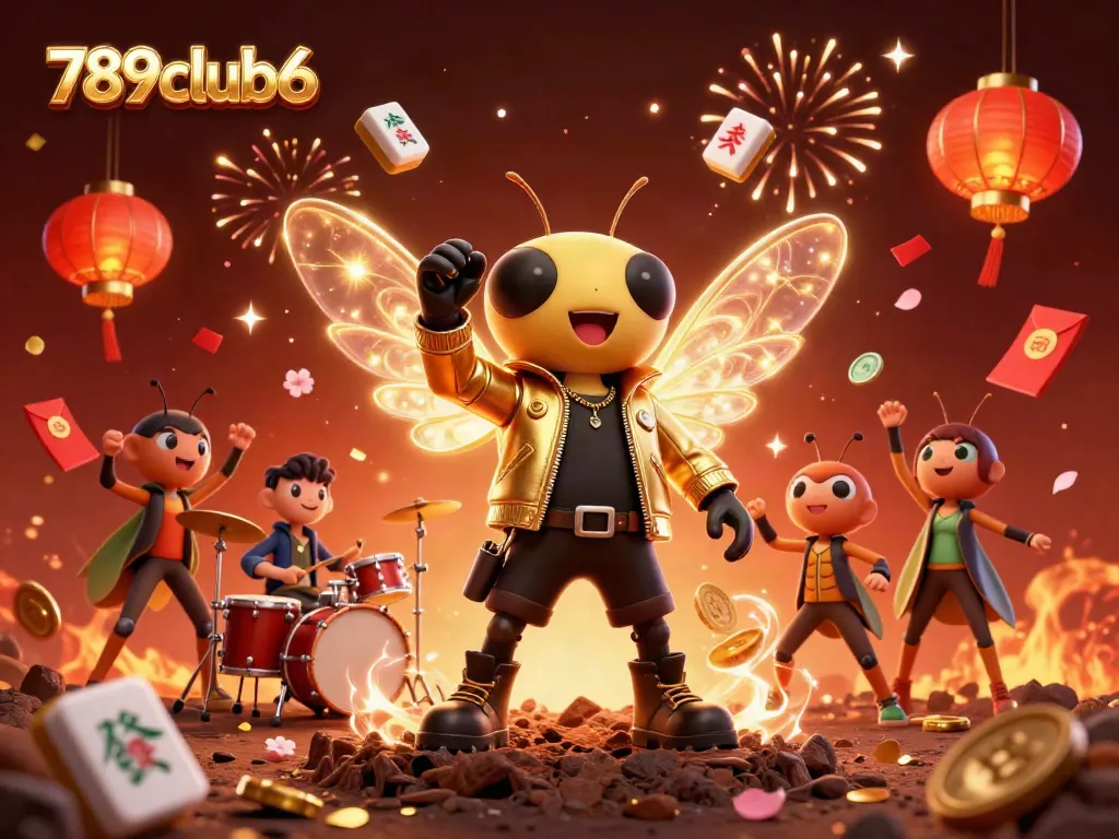 Engage with 789club6's vibrant cartoon-themed casino illustration showcasing exciting gaming elements.
