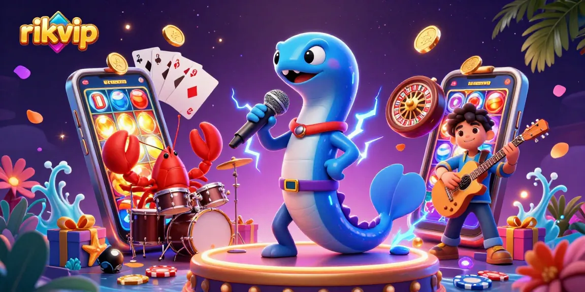 Experience the excitement of rikvip with a vibrant underwater casino scene featuring dynamic gaming elements.