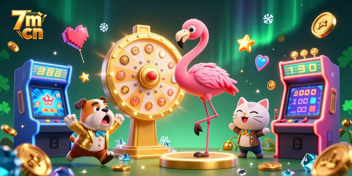 Engage in thrilling gameplay with 7m cn as a flamboyant game show host and cheerful contestants celebrate prizes!