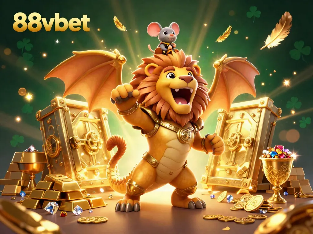 Players triumphantly engage with the golden treasures at 88vbet in this vibrant casino adventure.