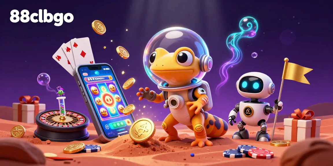 Join the Martian gecko at 88clbgo for an exciting casino adventure with dynamic slot games and thrilling wins.