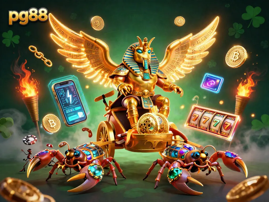 Engage with pg88 in an immersive 3D casino world filled with vibrant characters and dynamic game elements.