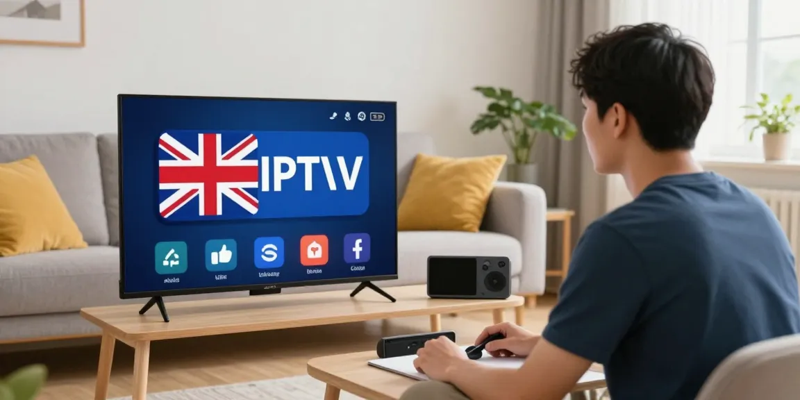 Trusted British IPTV provider showcasing professional customer service in a friendly local business.