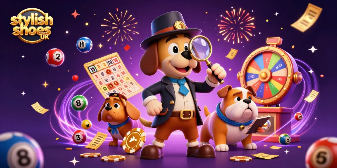 Engage with stylish shoes UK while a cartoon detective uncovers treasure clues in an exciting casino scene.
