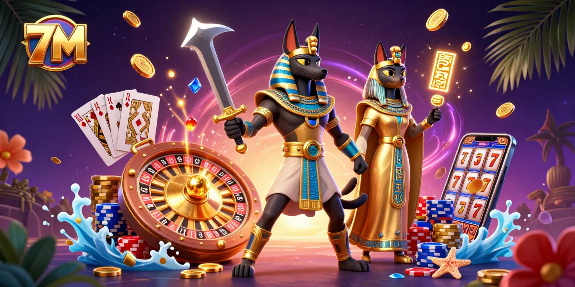 Experience thrilling 7M betting with Anubis, treasures, and live gaming fun!