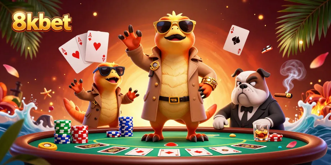 Experience thrilling gameplay at 8xbet with cartoon raptors attempting to access a VIP casino lounge.