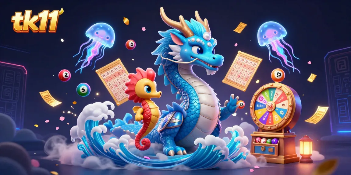 Engage in exciting lottery experiences with tk11, featuring vibrant games and cheerful characters.