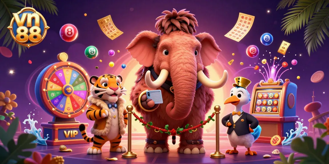 Win big at vn 88 with a vibrant casino scene featuring dynamic lottery elements.
