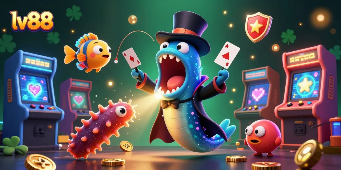 Experience thrilling gaming at lv88 with dynamic characters and vibrant casino elements in an engaging scene.